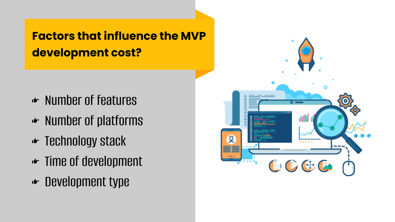 Factors that influence the MVP development cost