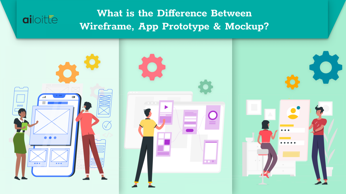 difference between wireframe mockup and prototype
