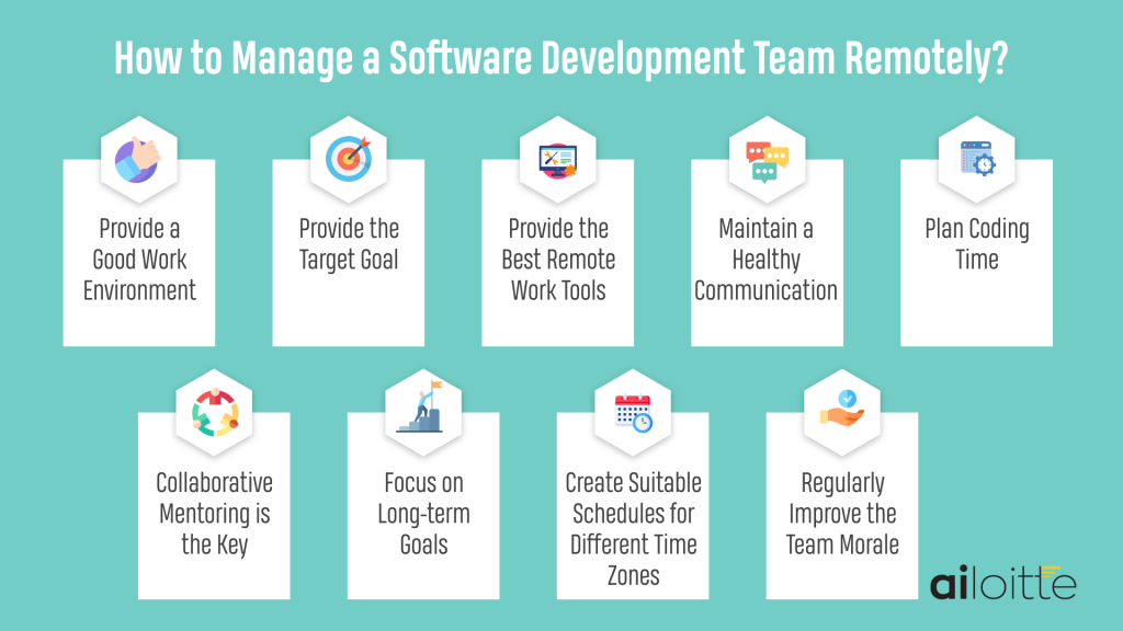 How to manage a software development team remotely