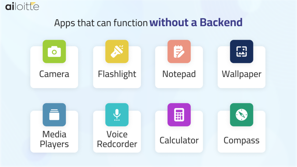 mobile apps without backend