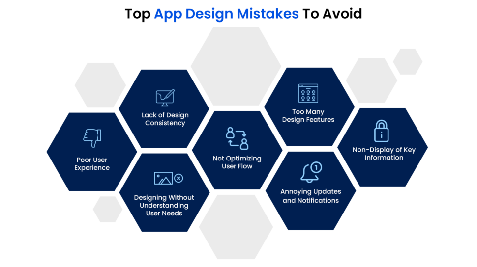 Top app design mistakes
