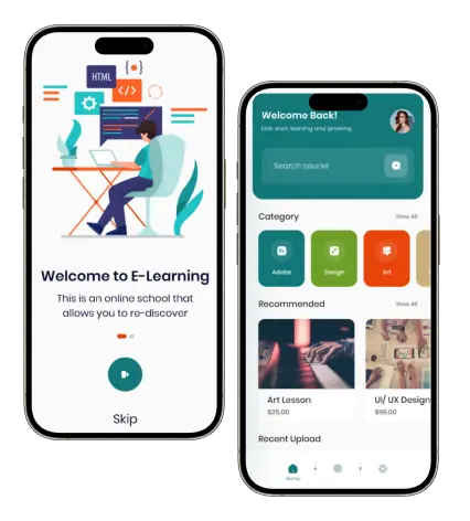 elearning app features