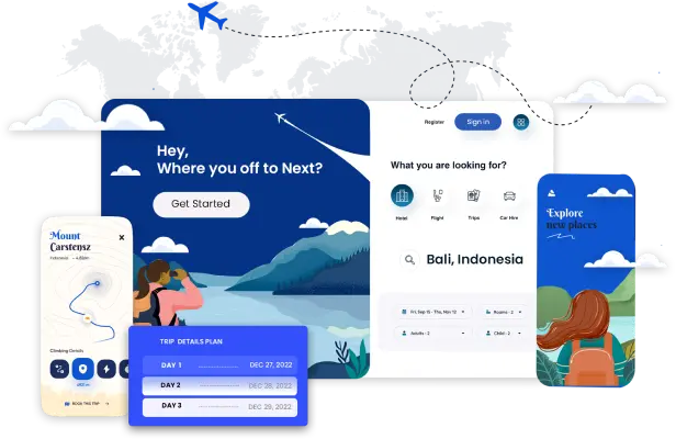 Travel App
development services